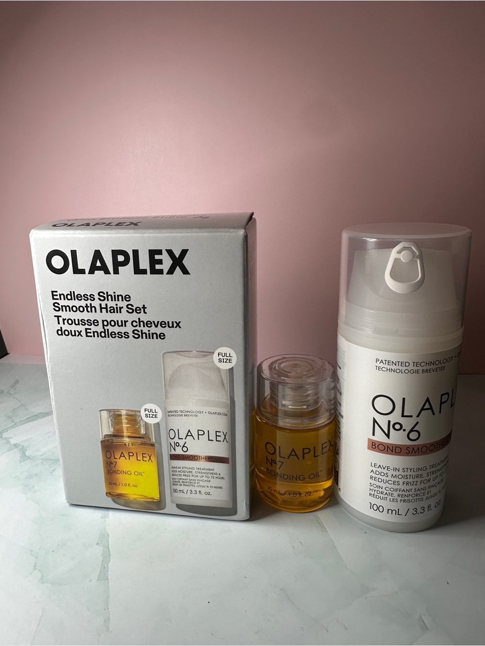 Olaplex No.6 Bond Smoother & No.7 Bonding Oil Set